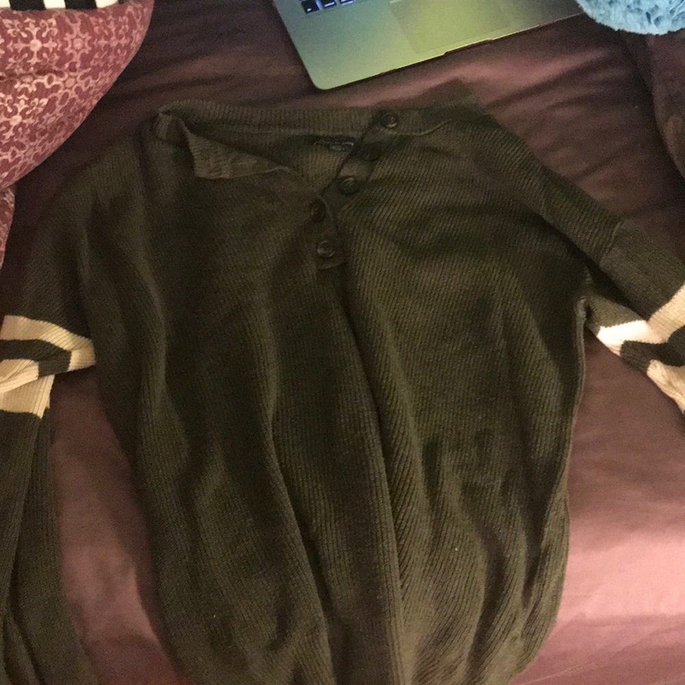 Henley sweater